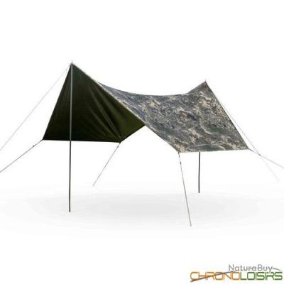 MFH Filet Bâche Anti Pluie Multi-Usage Camping Tarp Balles Camouflage