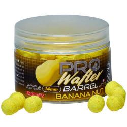 Dumbells Equilibrés Starbaits Probiotic Banana Nut Wafter Barrel 14mm 50g