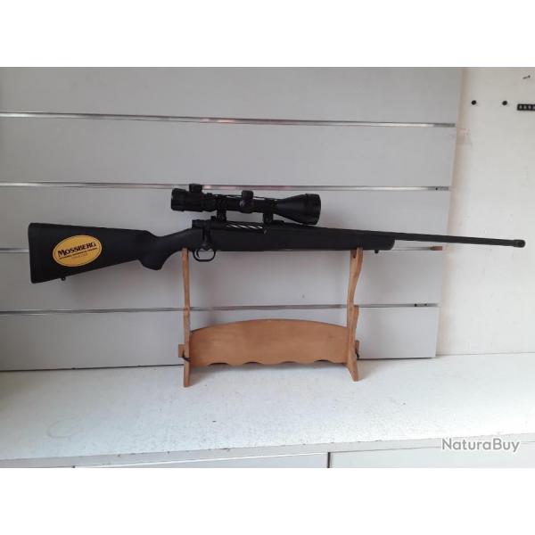 8603C   PACK CARABINE  VERROU MOSSBERG PATRIOT SYNTHTIQUE CAL270 WIN + LUNETTE 3-12X56 NEUF