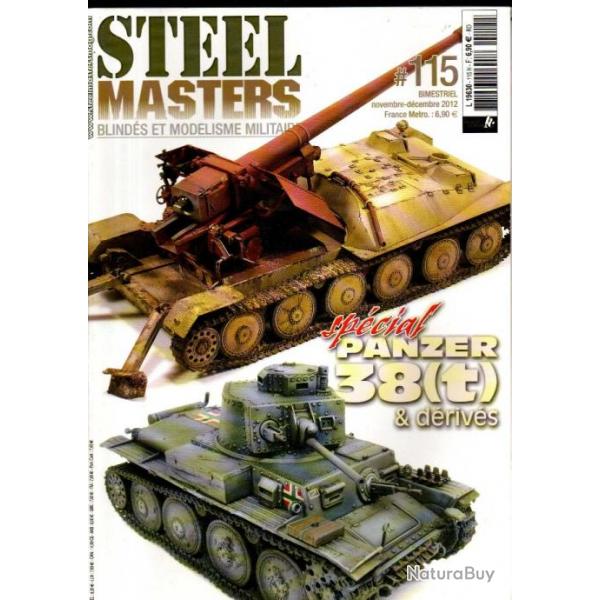 steel masters 115 spcial panzer 38t & drivs. hetzer artillerie,flakpanzer 38t, marder III,