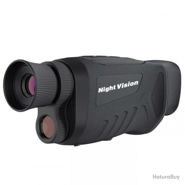 Camra de Vision Nocturne Numrique 2.5K 40MP avec Zoom Optique 6X et Zoom Numrique 8X