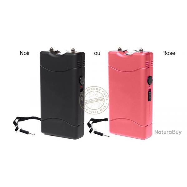 Praga Technology - Shocker lectrique KARO 5 000 000 V + led + dragonne de scurit Noir