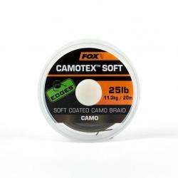 Tresse Bas de Ligne Carpe FOX Camotex Soft 20lb