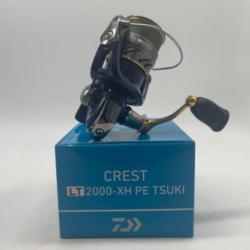 Moulinet de pêche Daiwa crest LT 2000-XH PE Tsuki