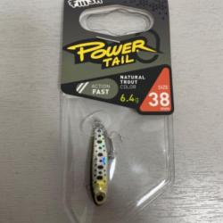 !! LEURRE FIIISH POWER TAIL 38mm col NATURAL TROUT