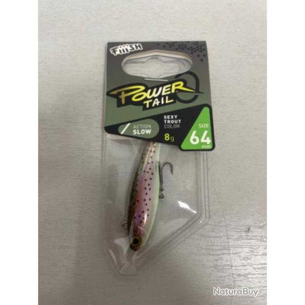 !! LEURRE FIIISH POWER TAIL 64mm col SEXY TROUT