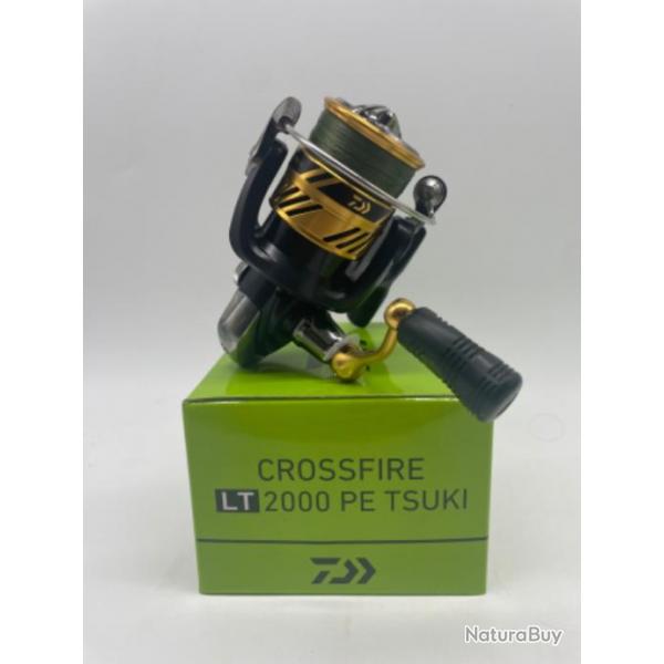 Moulinet de pche Daiwa crossfire LT 2000 PE tsuki