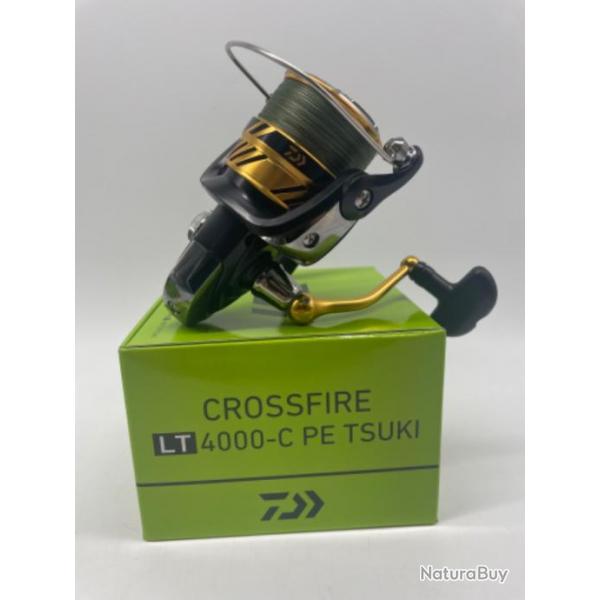 Moulinet de pche Daiwa crossfire LT 4000-C PE tsuki