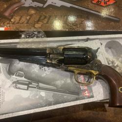 Pietta Remington Army calibre 44, gravé et carcasse jaspée - ETAT NEUF