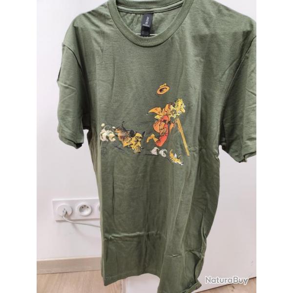 Tee Shirt Humoristique Chasseur En Fuite LOVERGREEN