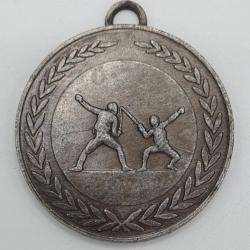 Médaille d'argent "Escrime".