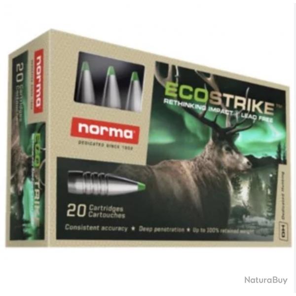 20 Munitions Norma Cal.30-06 Spring. ECO STRIKE - 10,7 g / 165 gr