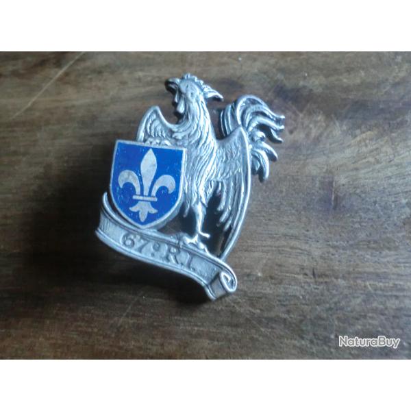 insigne 67eme rgiment d infanterie / drago paris