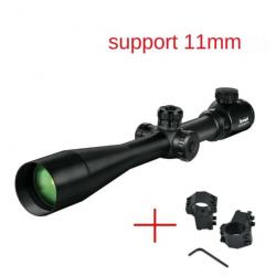 Lunette de tir Tactique 10-40X50 colliers 11mm précision longue distance ajustement précis Bestsight