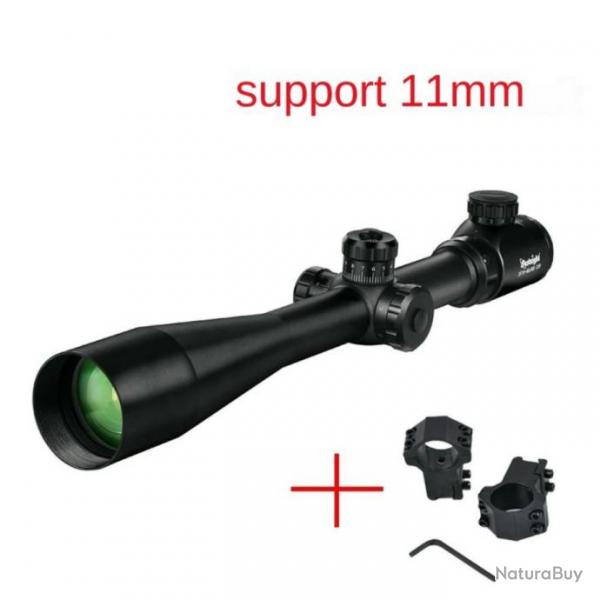 Lunette de tir Tactique 10-40X50 colliers 11mm prcision longue distance ajustement prcis Bestsight