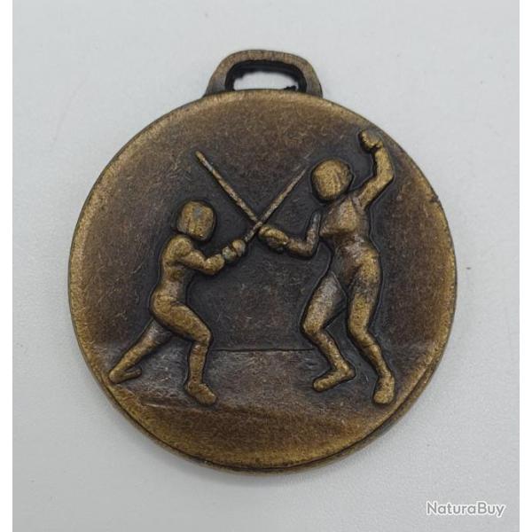 Mdaille de bronze "Escrime".