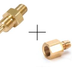 Adaptateur de remplissage Morini vers 1/8 BSP + adaptateur quick connect