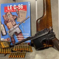 "EXCEPTIONNEL" Pistolet MAUSER C96 Modèle 1912 Calibre 7,63 x 25 Mauser