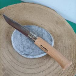 Couteau Opinel Savoie France numéro 10 , lame inox Manche en bois de Hêtre vernis Réf : INOX10