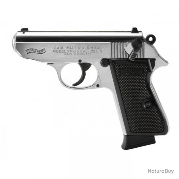 WALTHER PPK/S cal.22lr nickel 10 coups