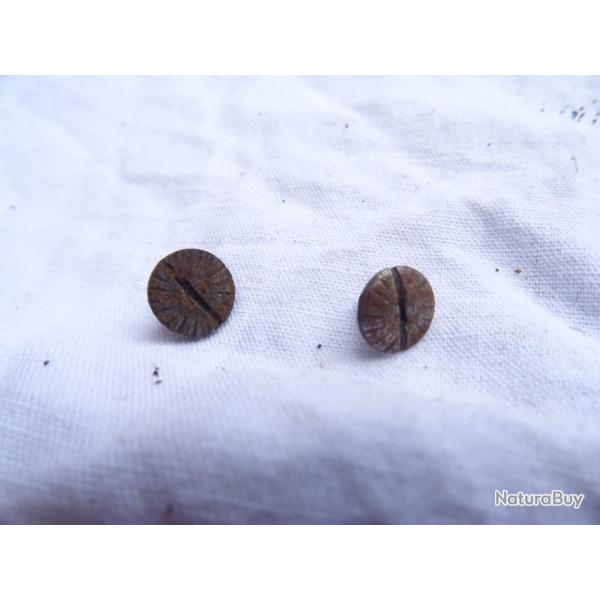 331- petit lot de pices ,  drouille , pour  fusil  a percussion ,?