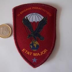 11 ème brigade parachutiste écusson collection état major 1 étoile