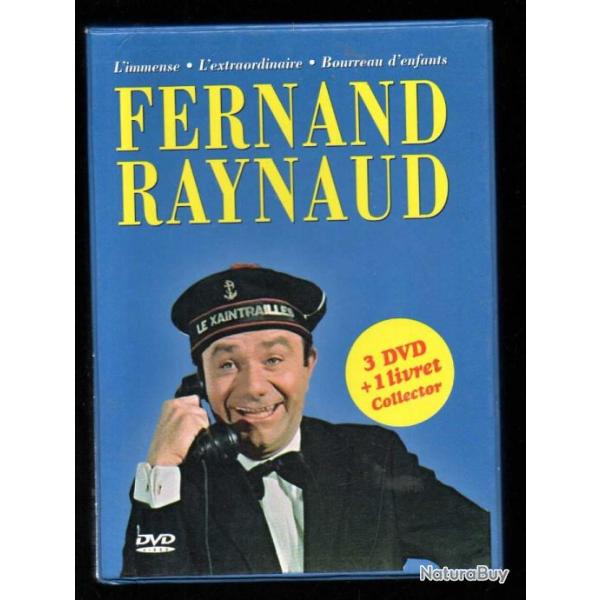 Fernand Raynaud  Coffret 3 dvd : L'immense + L'extraordinaire + Bourreau d'enfants avec livret