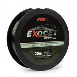 Fil Carpe FOX Exocet Pro Mono 1000m 0.370mm 20bs - 9.09kg