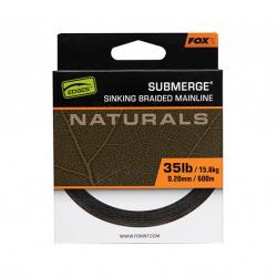 Tresse FOX Naturals Submerge Braid 0.20mm 35lb - 15.8kg - 600m