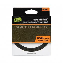 Tresse FOX Naturals Submerge Braid 0.25mm 45lb - 20.4kg - 600m