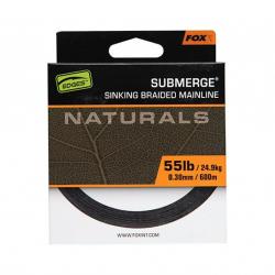 Tresse FOX Naturals Submerge Braid 0.30mm 55lb - 24.9kg - 600m