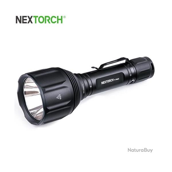 Lampe tactique Nextorch T7 MAX SET - 1200 Lumens rechargeable - Kit chasse - porte 1100 mtres