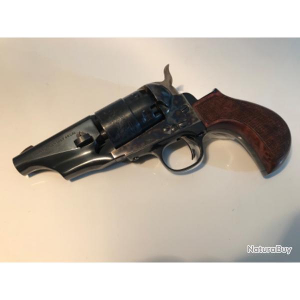 Revolver PIETTA Army Sheriff's Snubnose 1860 Cal. 44 - crosse arrondie quadrille - Canon 3''