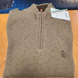 Pull Lambswool Taupe LOVERGREEN