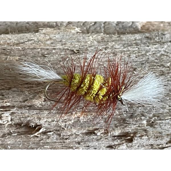 mouche Truite Bomber Jaune hameon numro 12