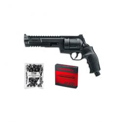 pack T4e tr68 16j pistolet revolver defense 100 BILLES, 5 CO2 umarex