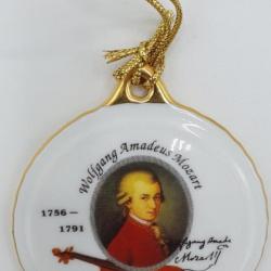 Médaille en porcelaine - MOZART.