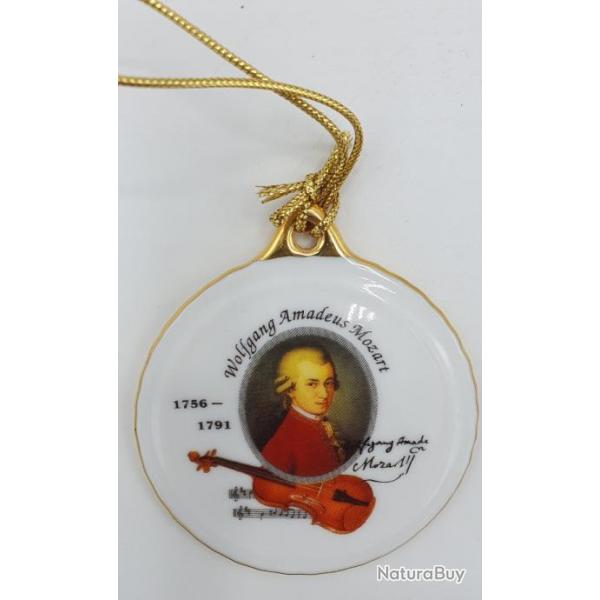 Mdaille en porcelaine - MOZART.