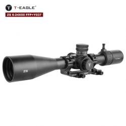 Lunette de visée T-EAGLE ZS 6-24x50 FFP  Optique Airsoft