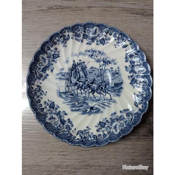 Assiette Coaching SCENES Johnson BROS IRONSTONE