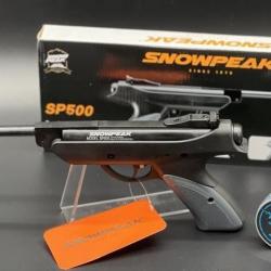 Pack prêt à tirer Pistolet à plomb Snowpeak SP500 calibre 4,5mm 6 joules + Boîte de 500 plombs