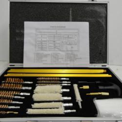 2156-COFFRET LUXE DE NETTOYAGE (27 PIECES)POUR CARABINE ET FUSIL - NEUF!!! AFFAIRE A SAISIR