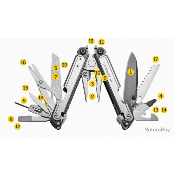 Leatherman ARC - 20 Outils - Etui Nylon