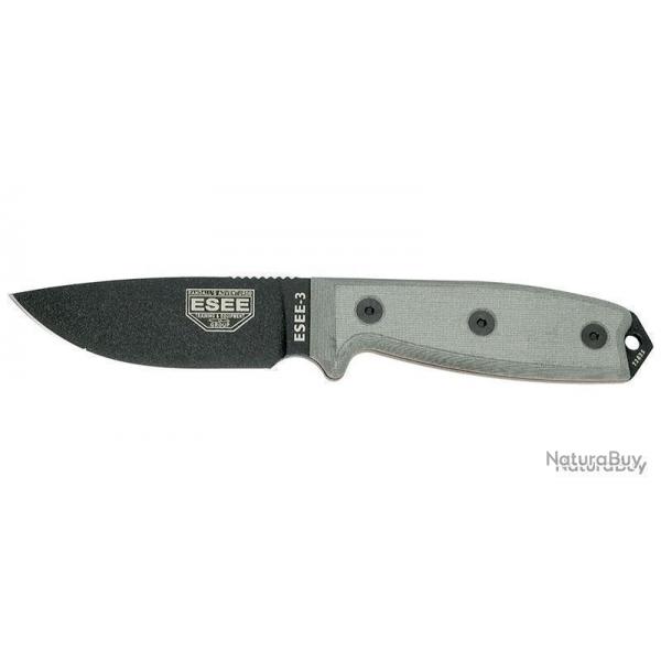 ESEE-3 - Noir - Pommeau modifi