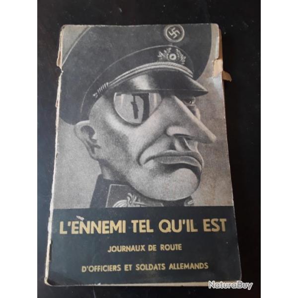 Livre sovitique de propagande dit en 1944  Moscou "l'ennemi tel qu'il est"