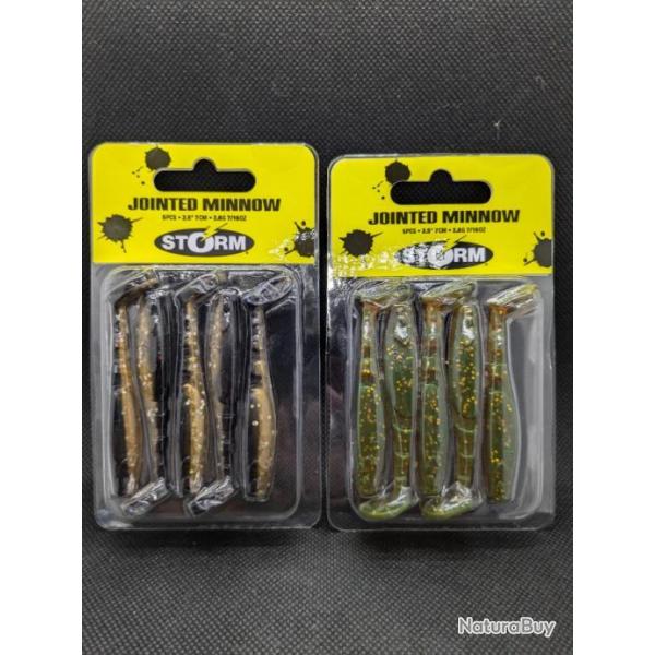 STORM JOINTED MINNOW 7 CM / 2,8 grs ( X2 paquets)