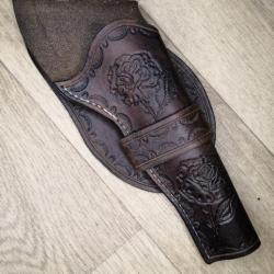 holster crossdraw colt 1862/1860 UBERTI 5 COUPS