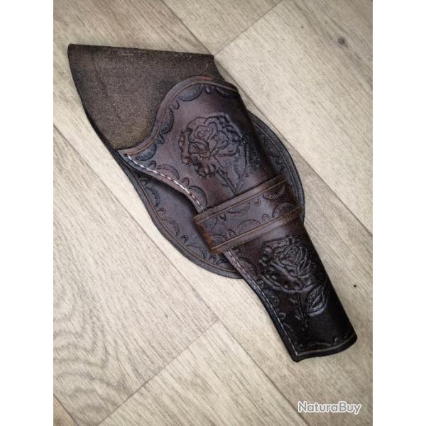 holster crossdraw colt 1862/1860 UBERTI 5 COUPS