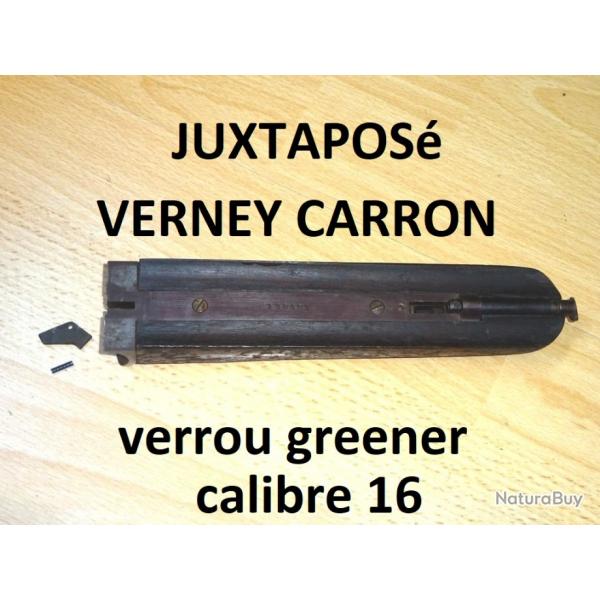 devant complet fusil VERNEY CARRON juxtapos calibre 16 verrou greener - VENDU PAR JEPERCUTE (RE4)