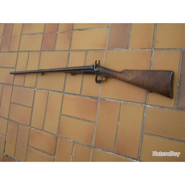 UN FUSIL DE CHASSE CAL 28 A BROCHE